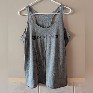 Pure Barre, Simple Grey Tank, Size L